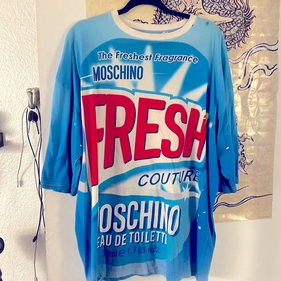 Moschino | Tops | Moschino Fresh Oversized Tshirt | Poshmark